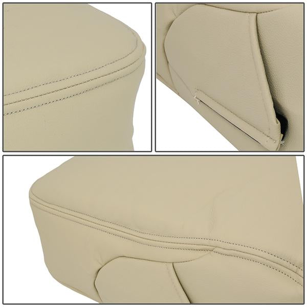 07-14 Silverado Sierra Center Console Lid Cover - Leather - Tan - ZTL-Y-0067 - 2