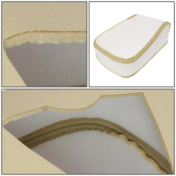 07-14 Silverado Sierra Center Console Lid Cover - Leather - Tan - ZTL-Y-0067 - 4