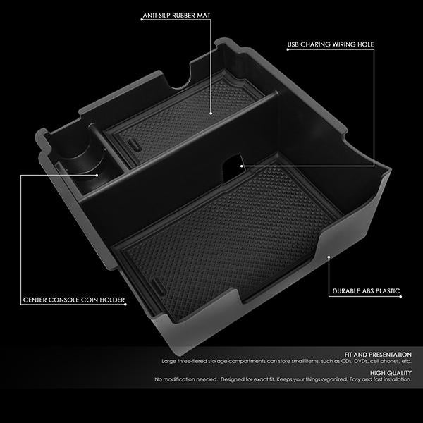 18-19 Crosstrek Impreza Center Console Organizer Tray - Removable - ABS plastic - ZTL-Y-0072 - 2