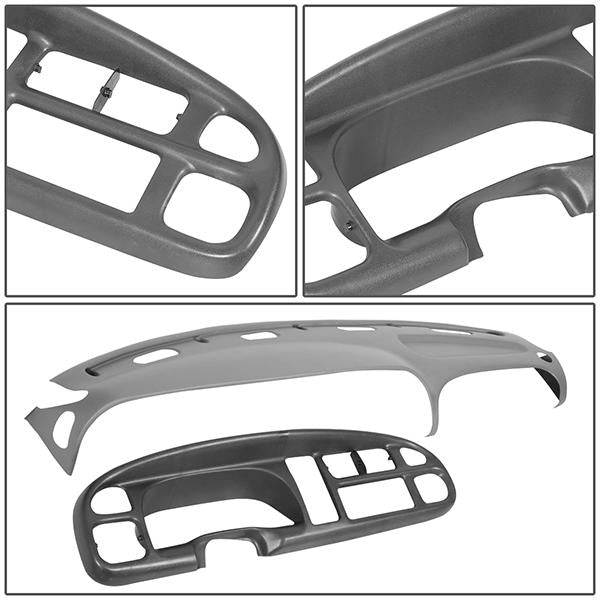 w/Instrument Bezel Front Dash Cover Cap 98-01 Dodge Ram 1500, 98-02 25 ...
