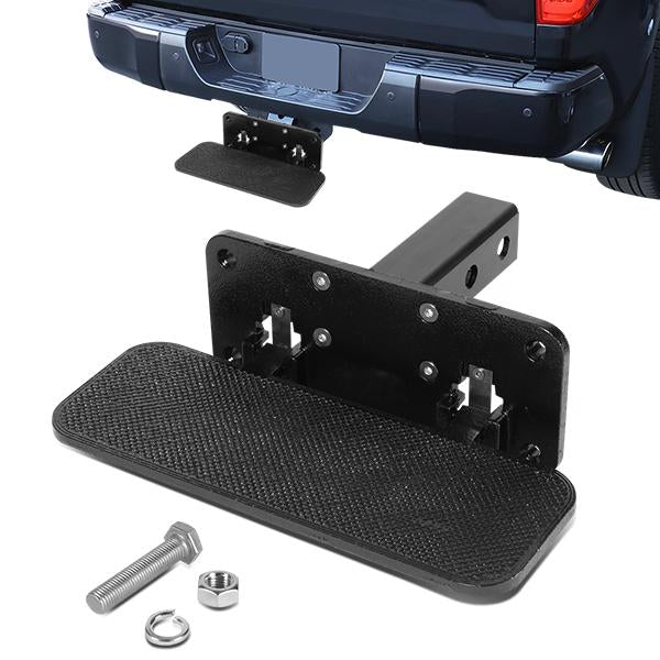 2 in. Receiver Trailer Towing Hitch Step - Heavy Duty - Aluminum - Black - ZTL-Y-0111-BK - 1