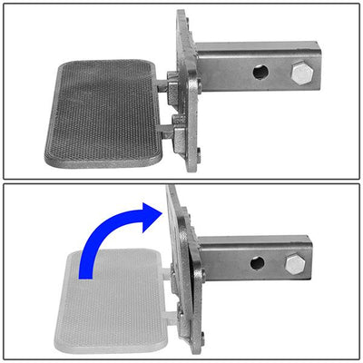 2 in. Receiver Trailer Towing Hitch Step - Heavy Duty - Aluminum - Silver - ZTL-Y-0111-SL - 4