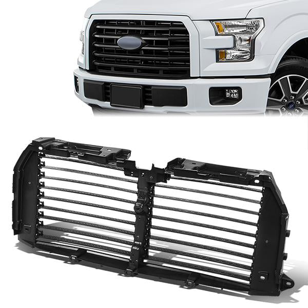 15-17 Ford F150 2.7L 3.5L Turbo 5.0L V8 Front Upper Radiator Shutter ...