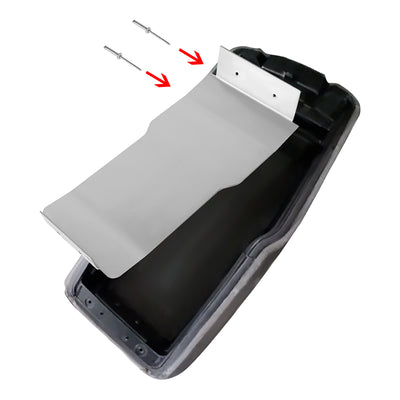 60/40 Bench Seat Armrest Lid Repair Plate<br>04-12 Chevy Colorado GMC Canyon, 06-08 Isuzu  I-Series Pickup