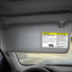 Medium Grey Driver Side Sun Visor w/ Mirror<br>05-11 Toyota Tacoma