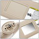 Beige Driver Side Sun Visor w/ Mirror<br>05-15 Toyota Tacoma Double Cab (Crew Cab)