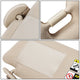 Beige Driver Side Sun Visor w/ Mirror<br>05-15 Toyota Tacoma Double Cab (Crew Cab)