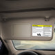 Beige Driver Side Sun Visor w/ Mirror<br>05-15 Toyota Tacoma Double Cab (Crew Cab)