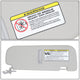 Gray Driver Side Sun Visor with Mirror<br>11-14 Hyundai Elantra