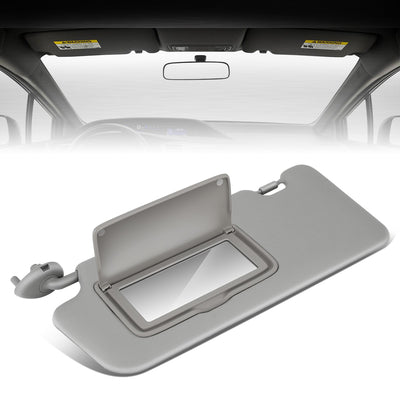 Clear Gray Driver Side Sun Visor w/ Mirror<br>12-15 Honda CIvic