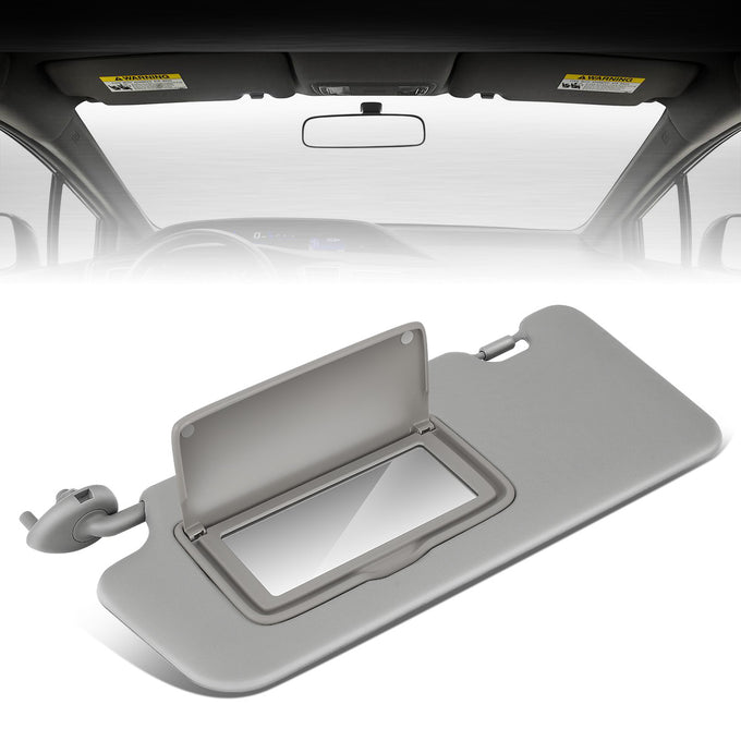 Clear Gray Driver Side Sun Visor w/ Mirror<br>12-15 Honda CIvic