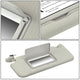 Warm Grey Driver Side Sun Visor w/ Lighted Mirror<br>08-10 Honda Accord, 10-11 Crossstour