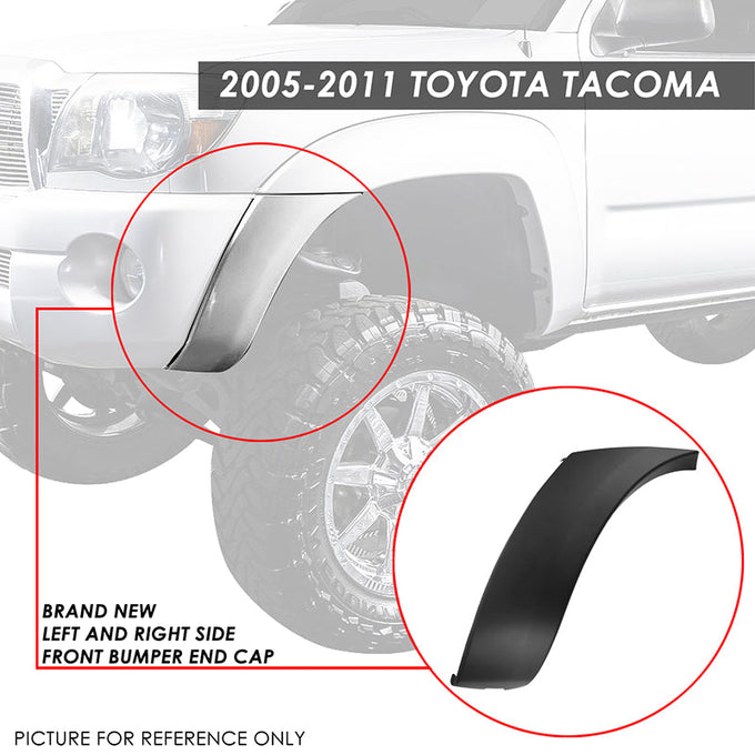 05-11 Toyota Tacoma Base Pre Runner Front Bumper End Caps - Pair