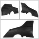 Pair Matte Black Rear Door Side Skirt Panel Splitters<br>17-22 Tesla Model 3