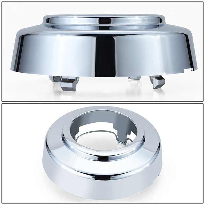 Push On Style Front 8 D x 2.5 in. Tall  Wheel Center Cap<br>95-08 Ford F250 F350 E Series 4WD