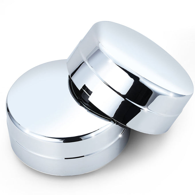 Pair Blank Faced Style Rear Wheel Center Caps<br>03-18 Dodge Ram 3500 DRW
