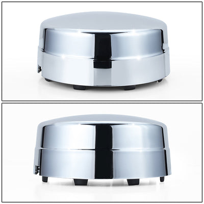 Pair Blank Faced Style Rear Wheel Center Caps<br>03-18 Dodge Ram 3500 DRW