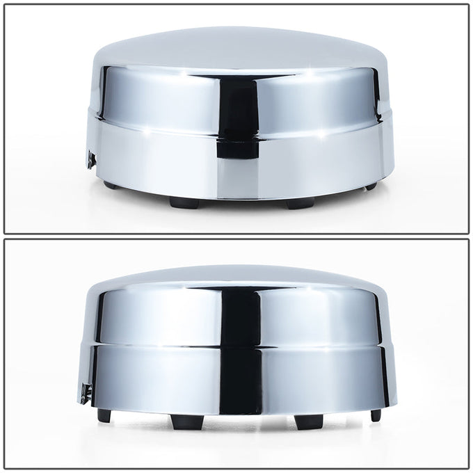Pair Blank Faced Style Rear Wheel Center Caps<br>03-18 Dodge Ram 3500 DRW