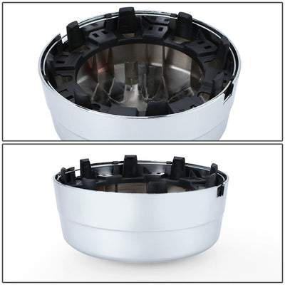 Pair Blank Faced Style Rear Wheel Center Caps<br>03-18 Dodge Ram 3500 DRW