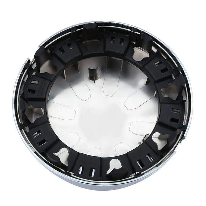 Pair Blank Faced Style Rear Wheel Center Caps<br>03-18 Dodge Ram 3500 DRW
