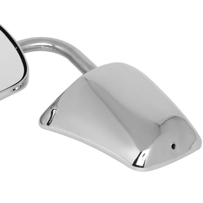 Chrome Manual Side View Mirror (Left) <br>73-91 Chevy/GMC C/K Pickup, Suburban, Blazer, Jimmy