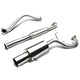 D-Motoring - Cat Back Exhaust System - W/ 4 Muffler Tip - Stainless Steel - 99-03 Mitsubishi Galant DS / ES / LS - 1