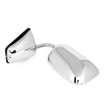 Chrome Manual Side View Mirror (Left) <br>73-91 Chevy/GMC C/K Pickup, Suburban, Blazer, Jimmy