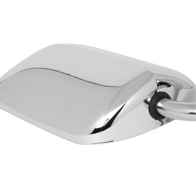 Chrome Manual Side View Mirror (Left) <br>73-91 Chevy/GMC C/K Pickup, Suburban, Blazer, Jimmy