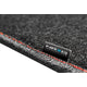 NRG Innovations - 92-95 Honda Civic 2DR  Floor Mat - Front Seats - Black - W/ NRG Logo - 4