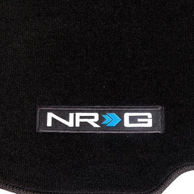 NRG Innovations - 94-00 Acura Integra  Floor Mat - Front Seats - Black - W/ NRG Logo - 3