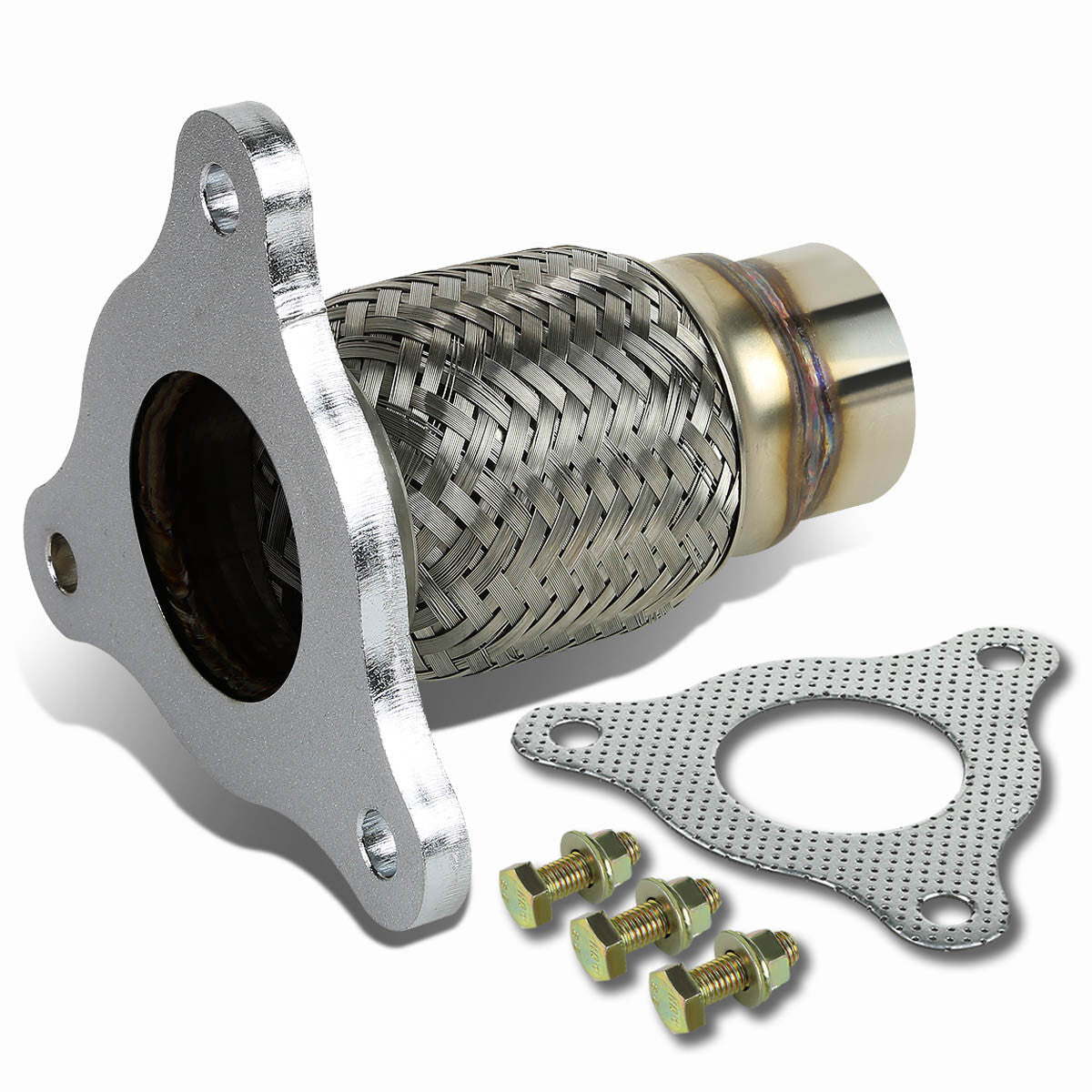 EMP アデニア プセウド グロボーサ / CX116 2.25 In. Inlet/Outlet Exhaust Flex Pipe Flange 05-09 Chevy Cobalt